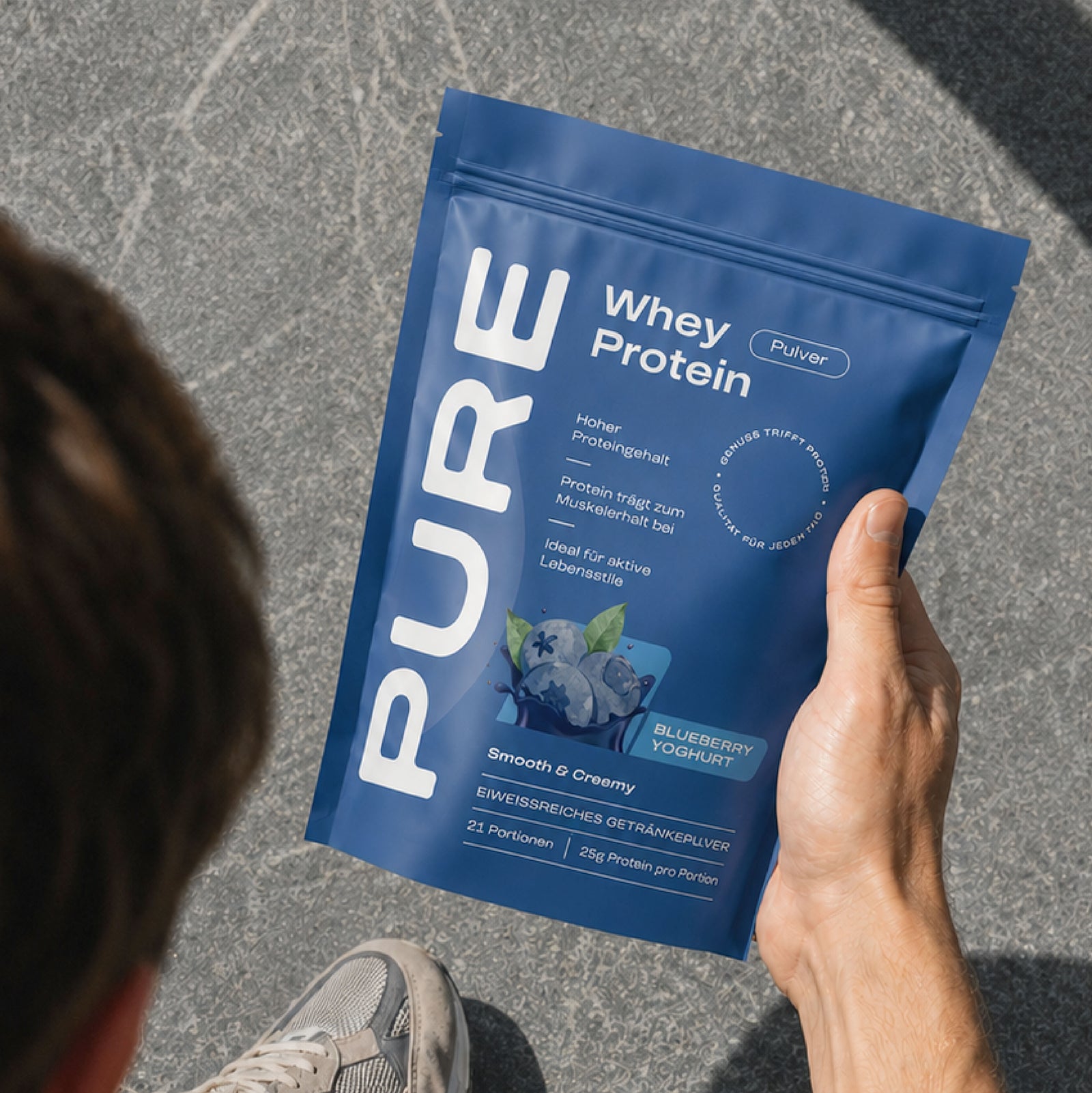 Whey Protein Blueberry Yogurt