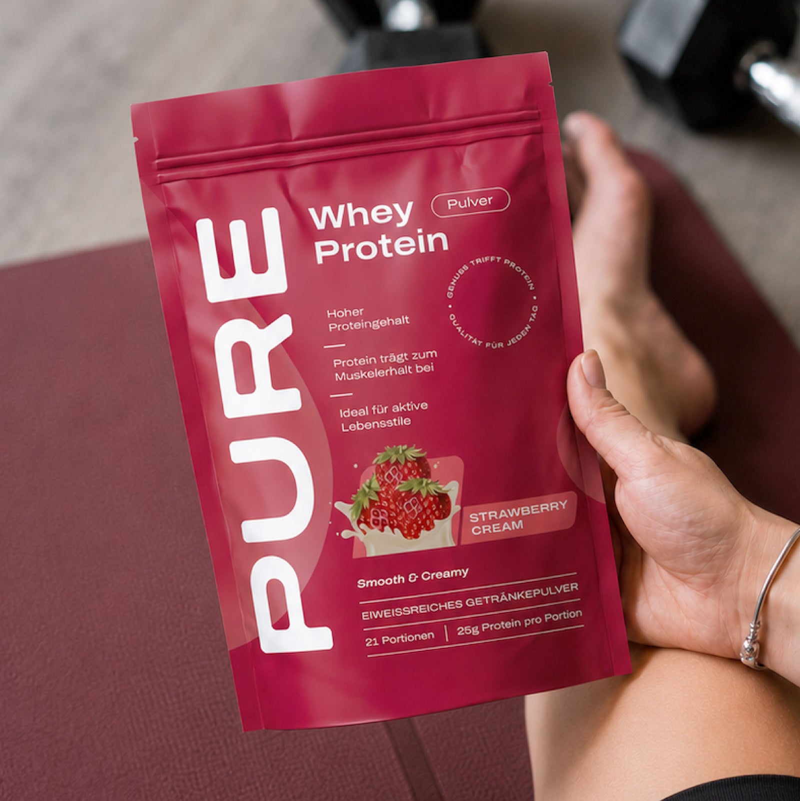 Whey Protein Strawberry Cream