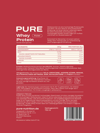 Whey Protein Strawberry Cream