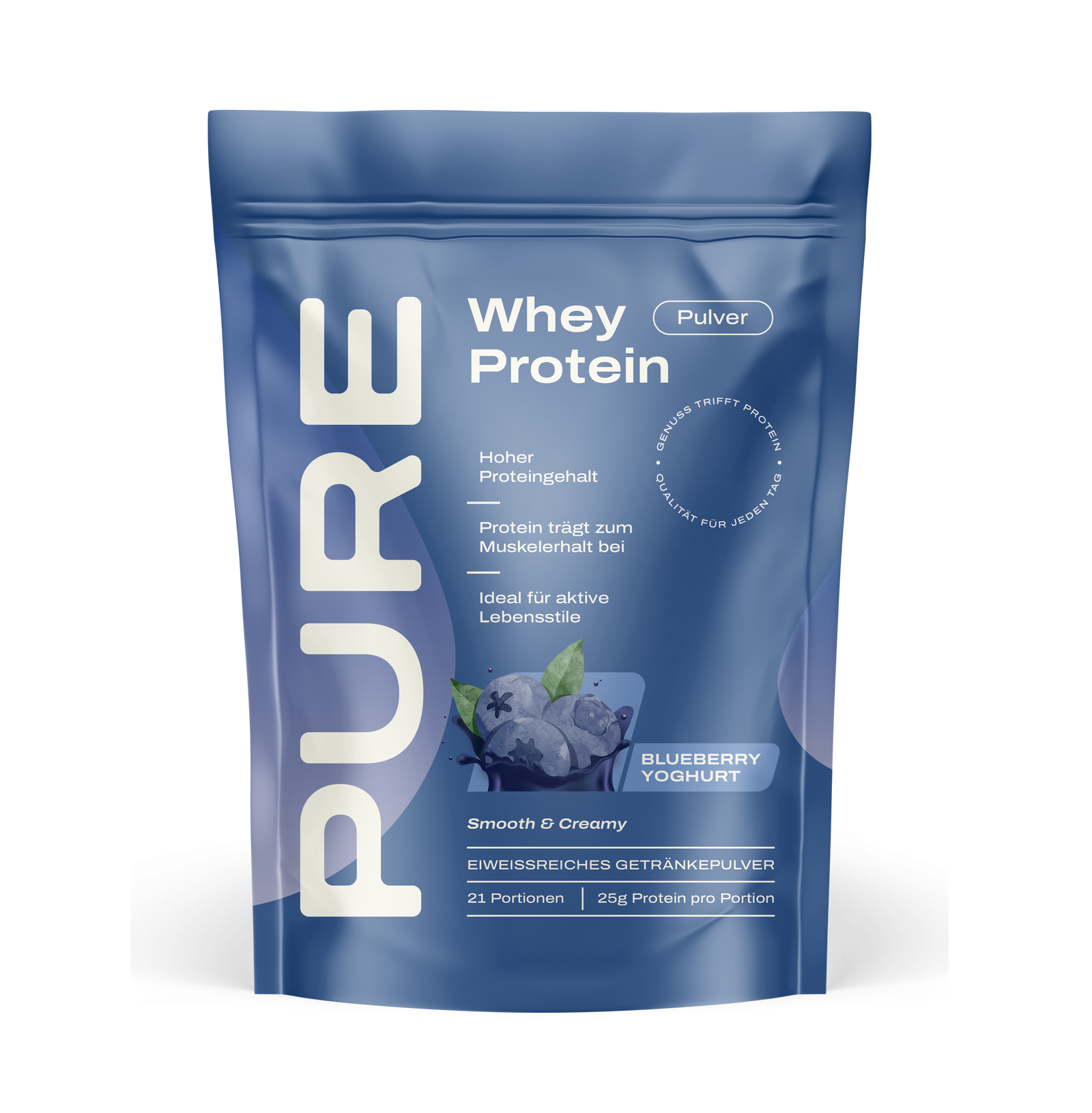 Whey Protein Blueberry Yogurt